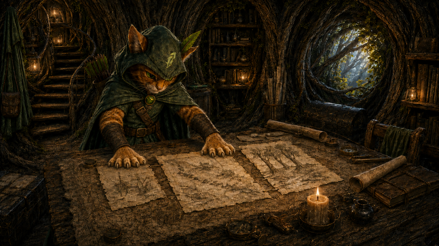 Robin Puss arranges surviving maps and records to find the forgotten road’s first shared landmark.